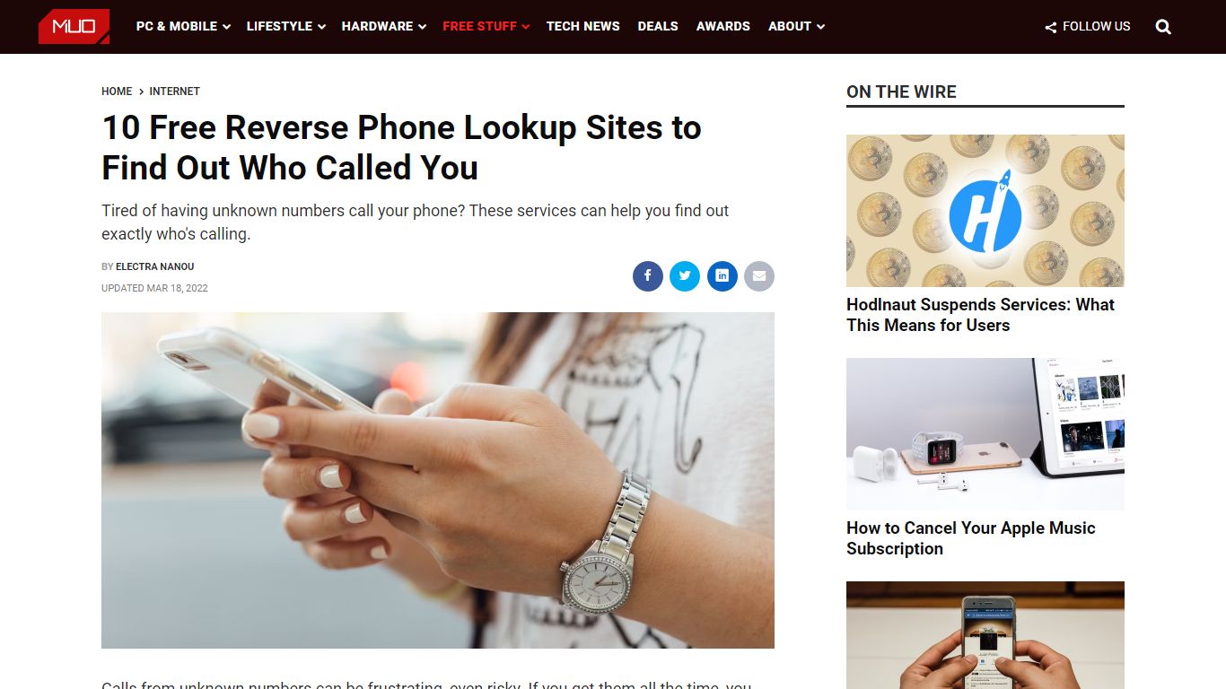 10 Free Reverse Phone Lookup Sites to Find Out Who Called You - MUO